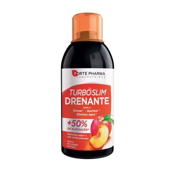 Turboslim Drenante Chá Verde Pêssego 500ml