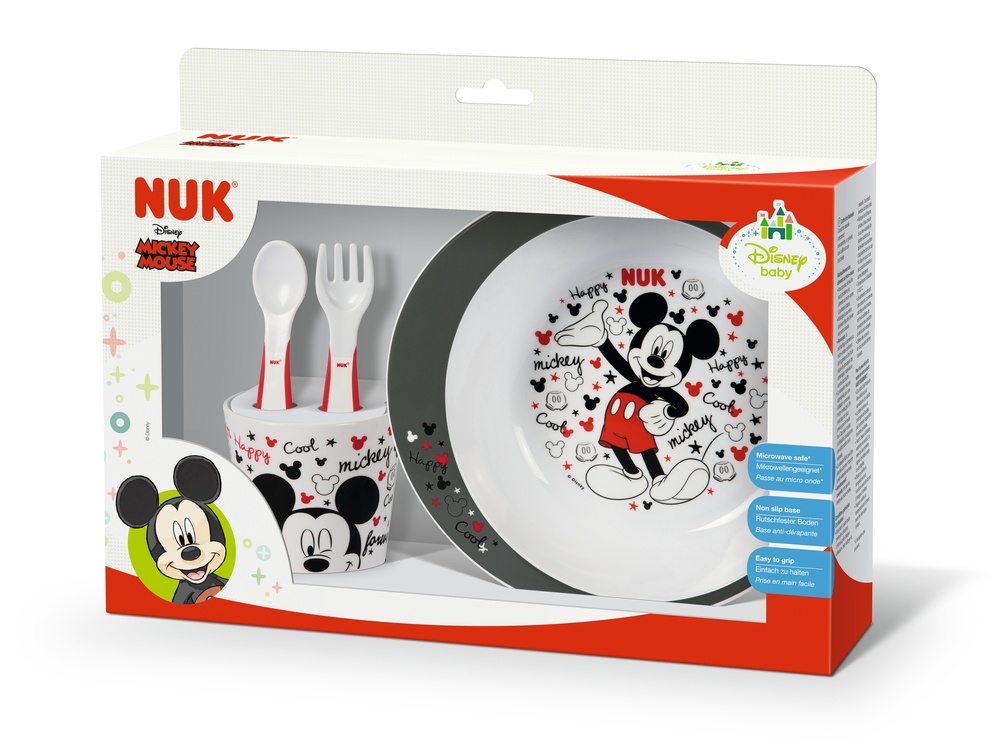 Nuk Conjunto Mesa Mickey Mouse 9M+