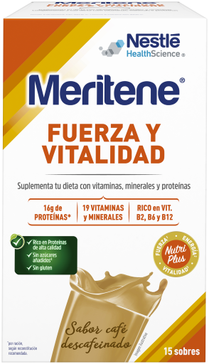 Meritene Força Vitalidade Café 270g