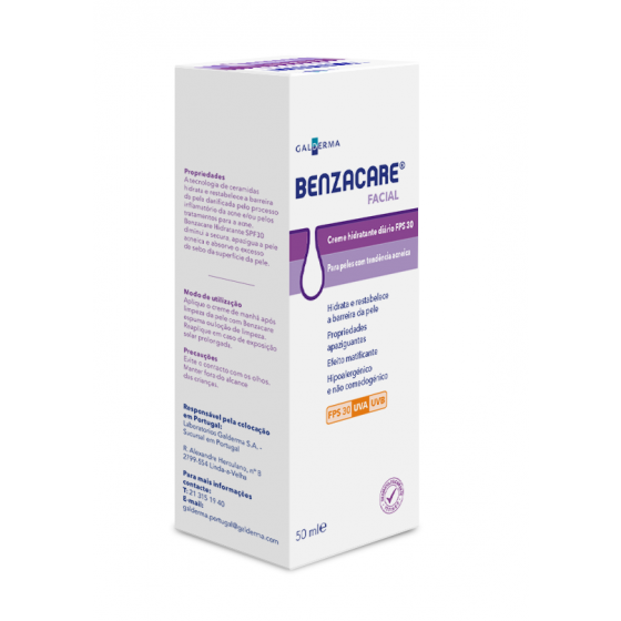 Benzacare Hidratante Facial FPS30 50ml