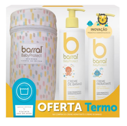 Babyprotect Creme de Banho 500ml + Creme Hidratante 400ml + Oferta Termómetro
