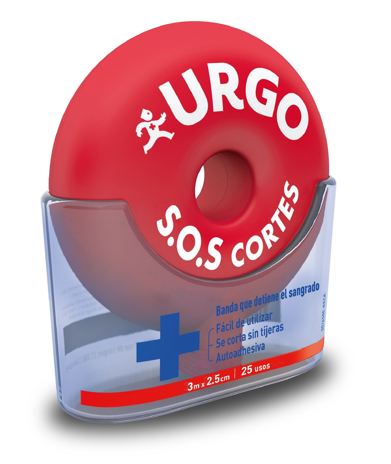 Urgo SOS Cortes Banda Stop Hemorra 3mx2,5cm-552018