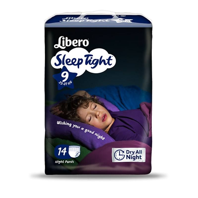 Libero Sleep Tight Fralda 9 22-37Kg 10un