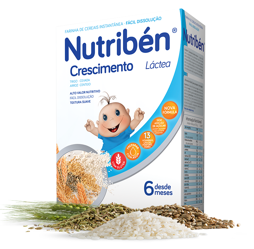 Nutriben Farinha Crescimento Lactea 300g