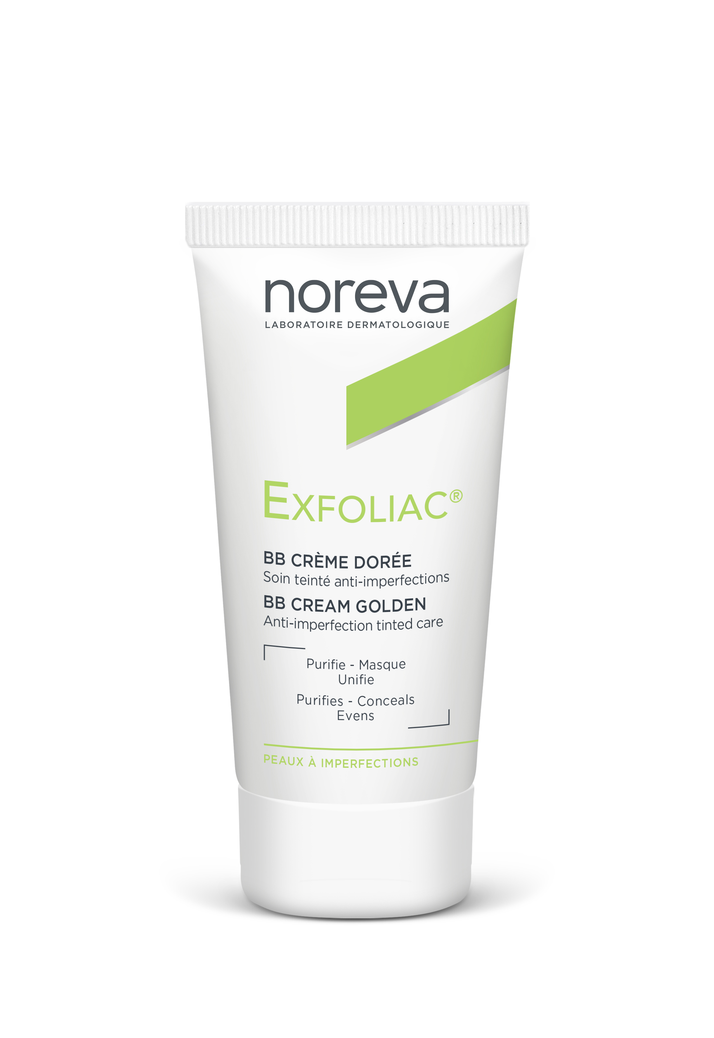 Noreva Exfoliac BB Cr Anti Imperf Cor Dourado 30ml