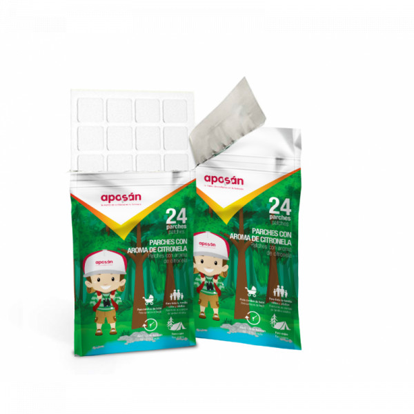 Aposan Patches Citronela 24un