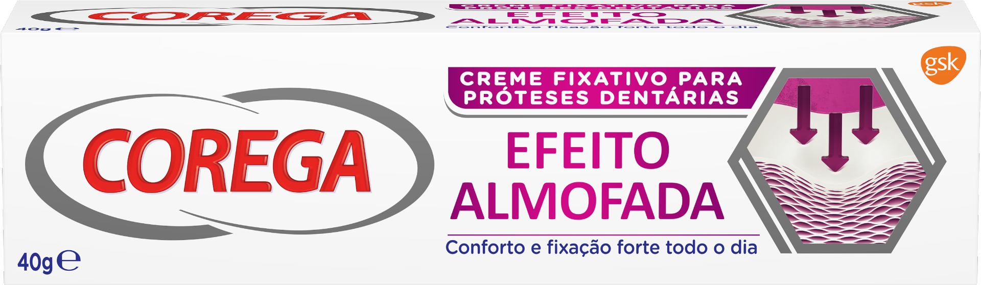 Corega Efeito Almofada 40g