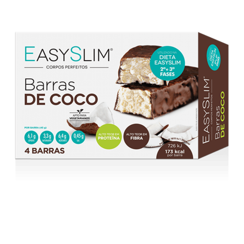 EasySlim Barras Coco 45g 4un