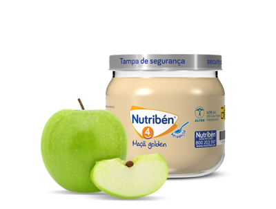 Nutriben Boiao 4 Maçã Golden 120g