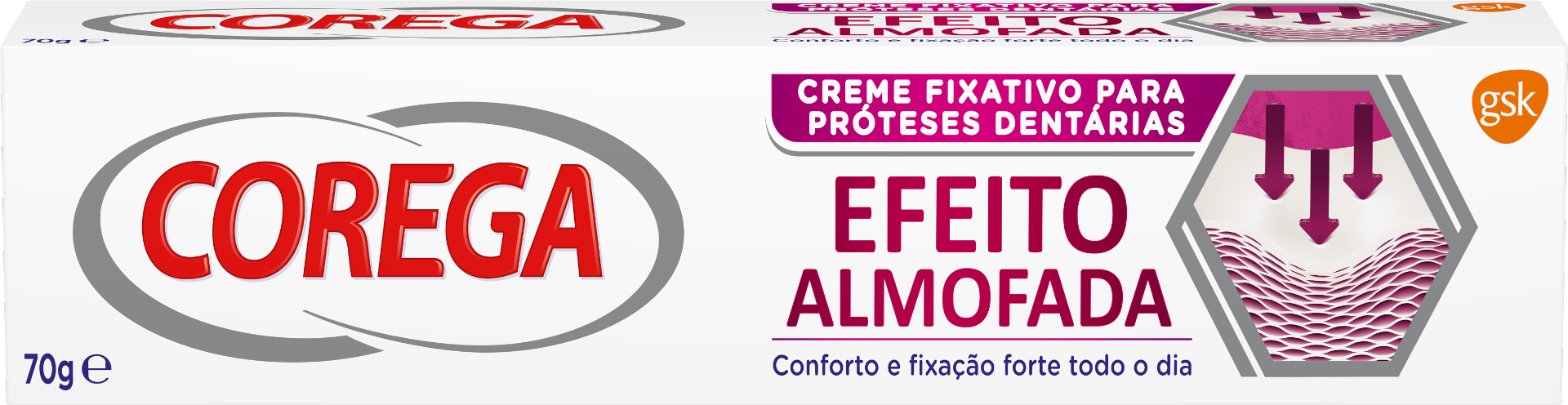Corega Efeito Almofada 70g