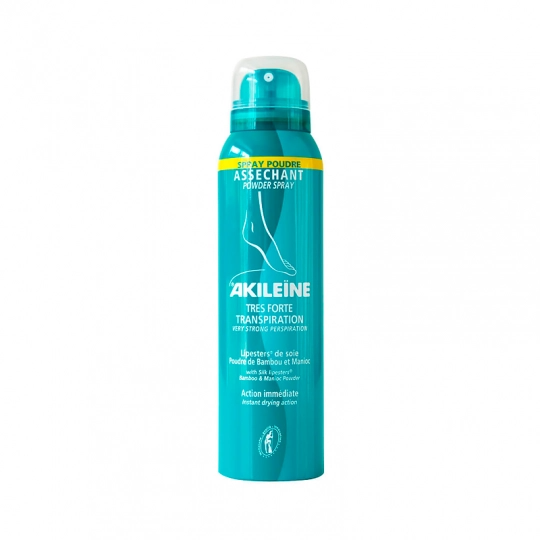 Akileine Spray Pó Absorvente Transpiração 150ml