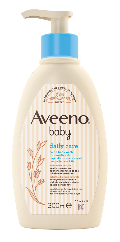 Aveeno Baby Banho Corpo Cabelo 300ml