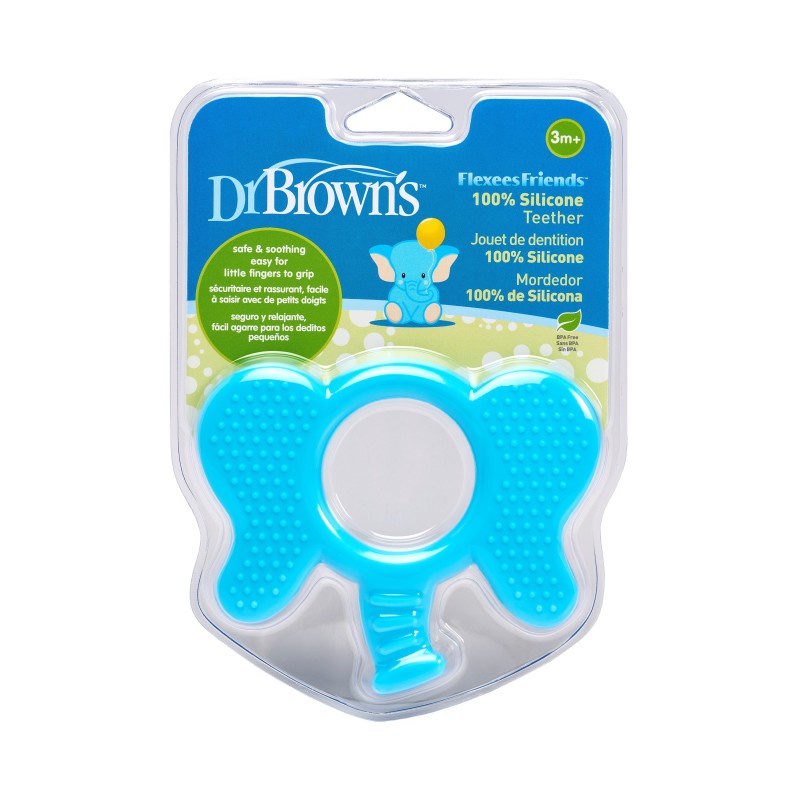 Dr Brown's Flexees Mordedor Elefante Azul 3M+