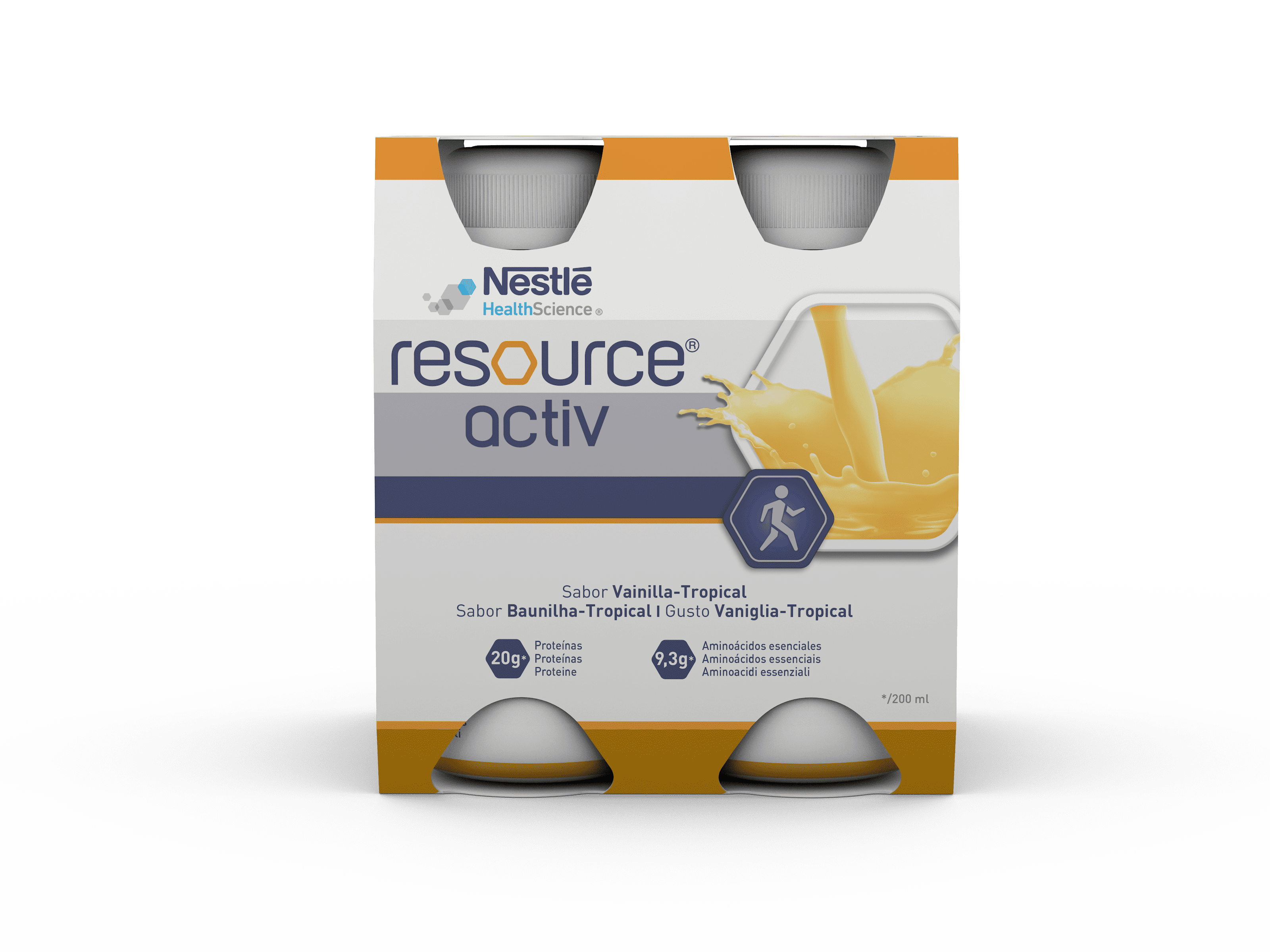 Resource Activ Baunilha Tropical 200ml 4un