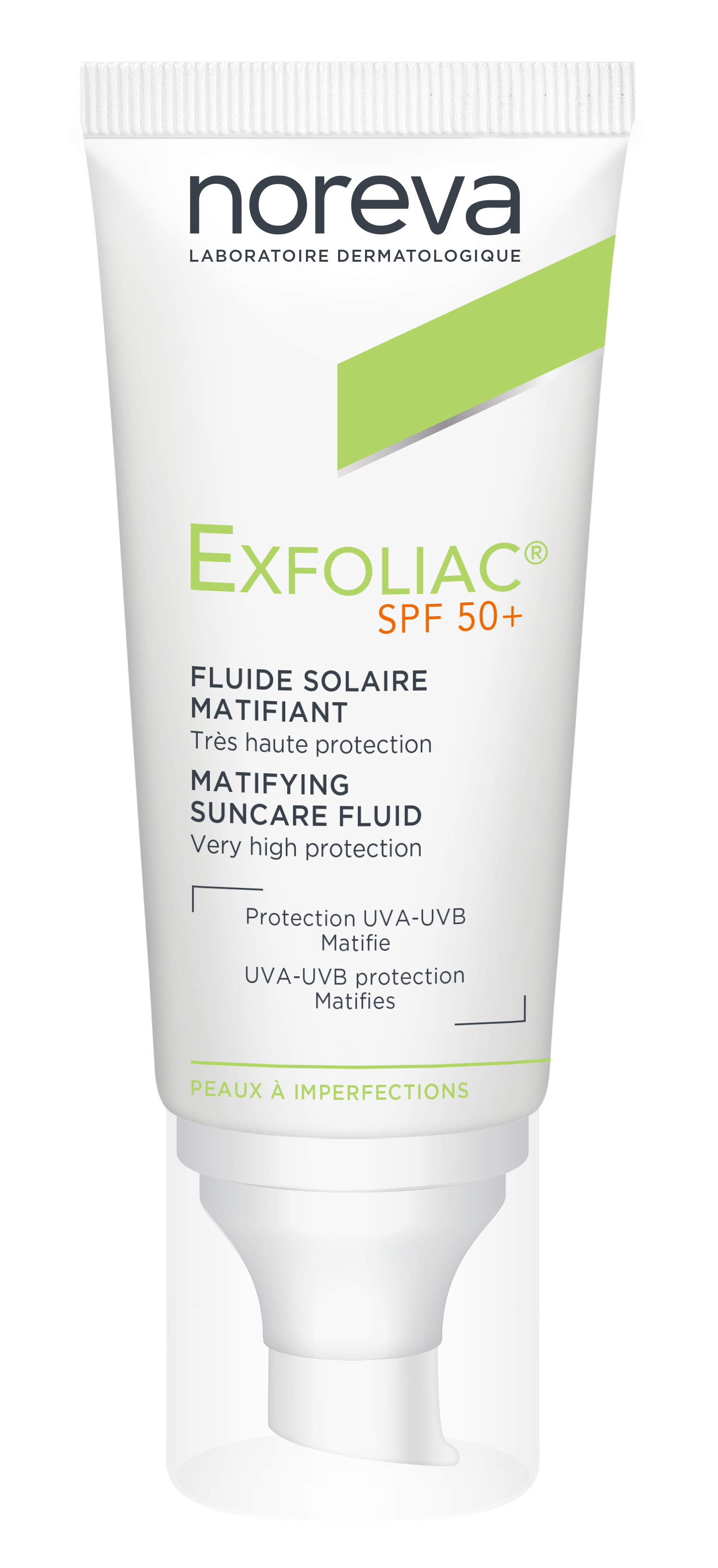 Noreva Exfoliac Fluido Solar FPS50+ 40ml