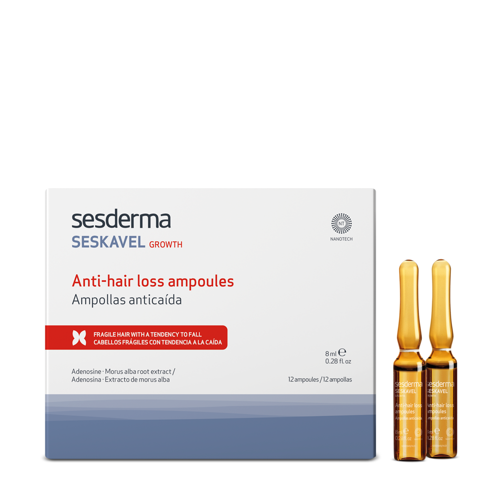 SES KAVEL Ampolas Anti-Queda 12 x 8 ml