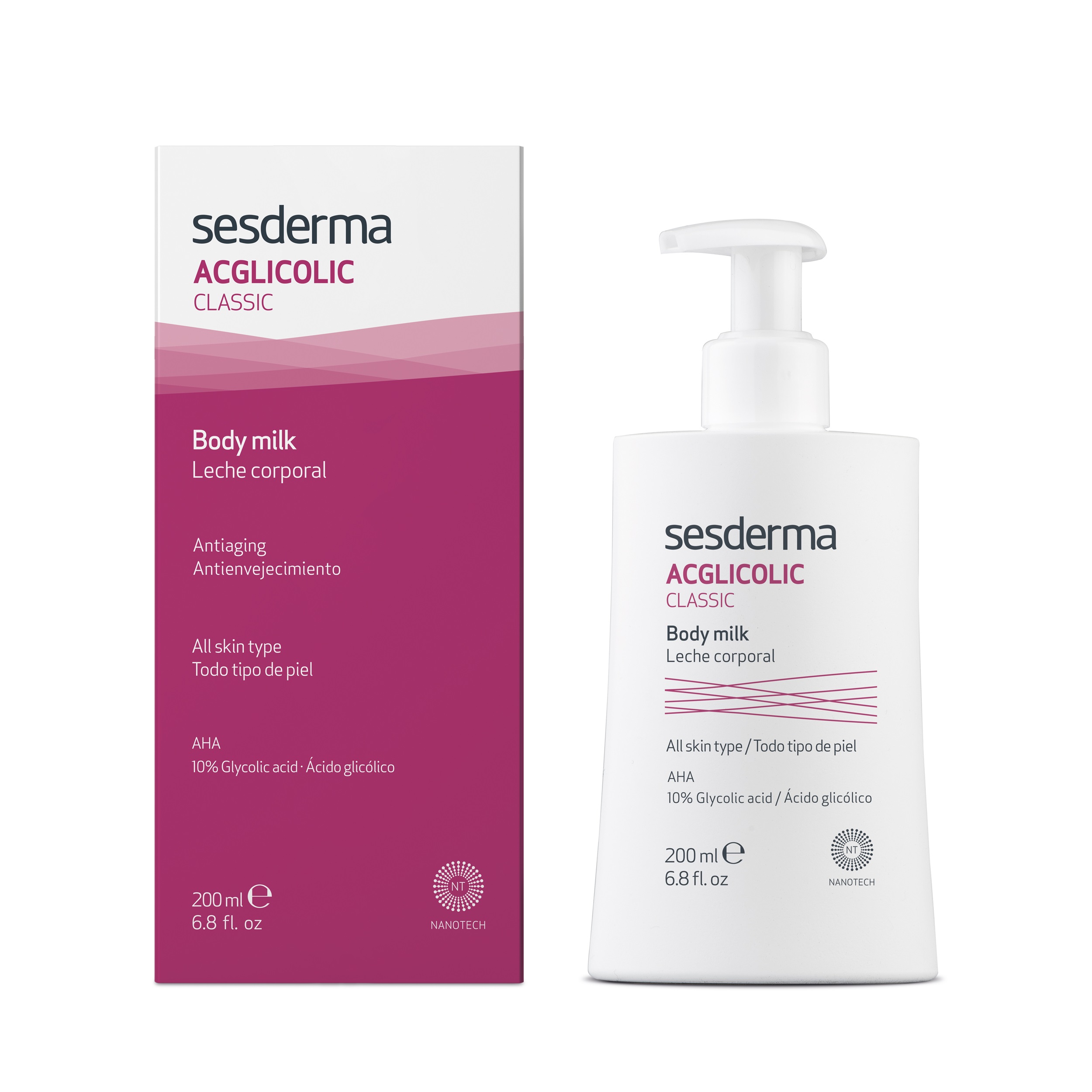 Sesderma Acglicolic Classic Leite Antienvelhecimento 200ml