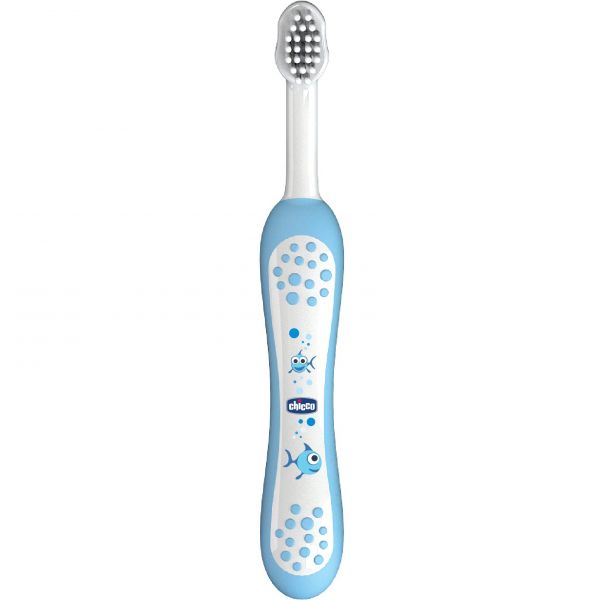 Escova Dentes Chicco Azul 6M+