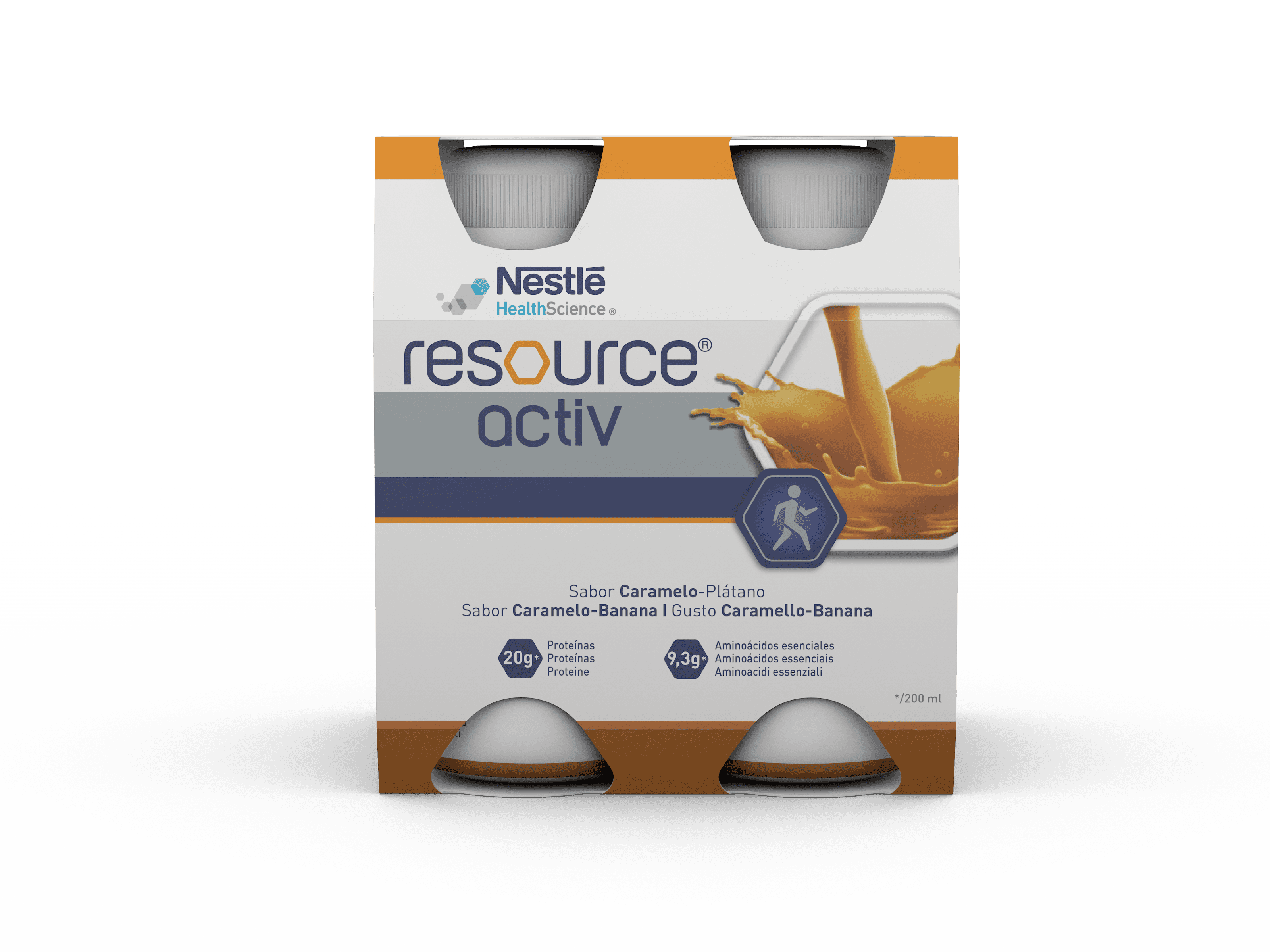 Resource Activ Caramelo Banana 200ml 4un