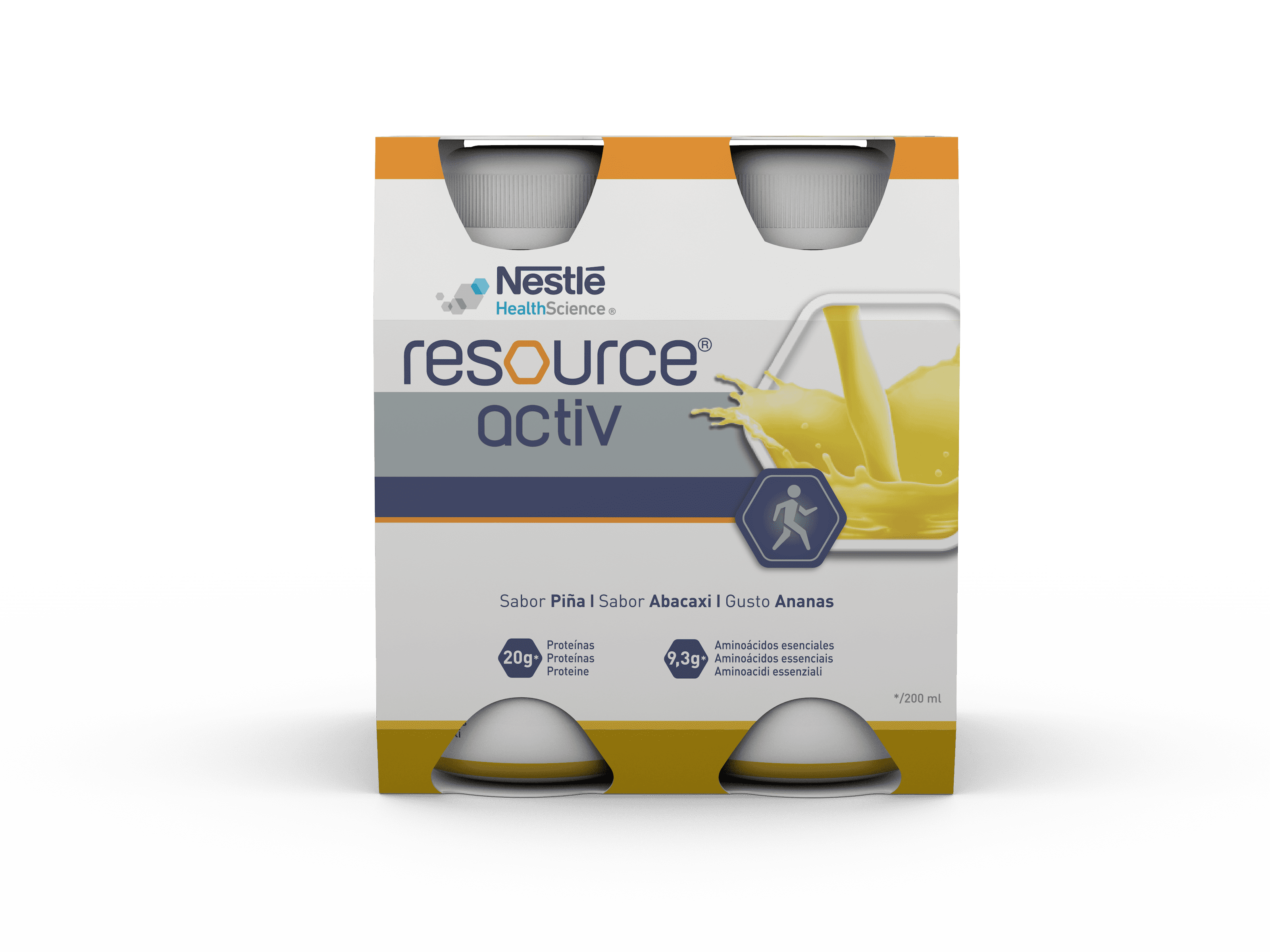 Resource Activ Ananas 200ml 4un
