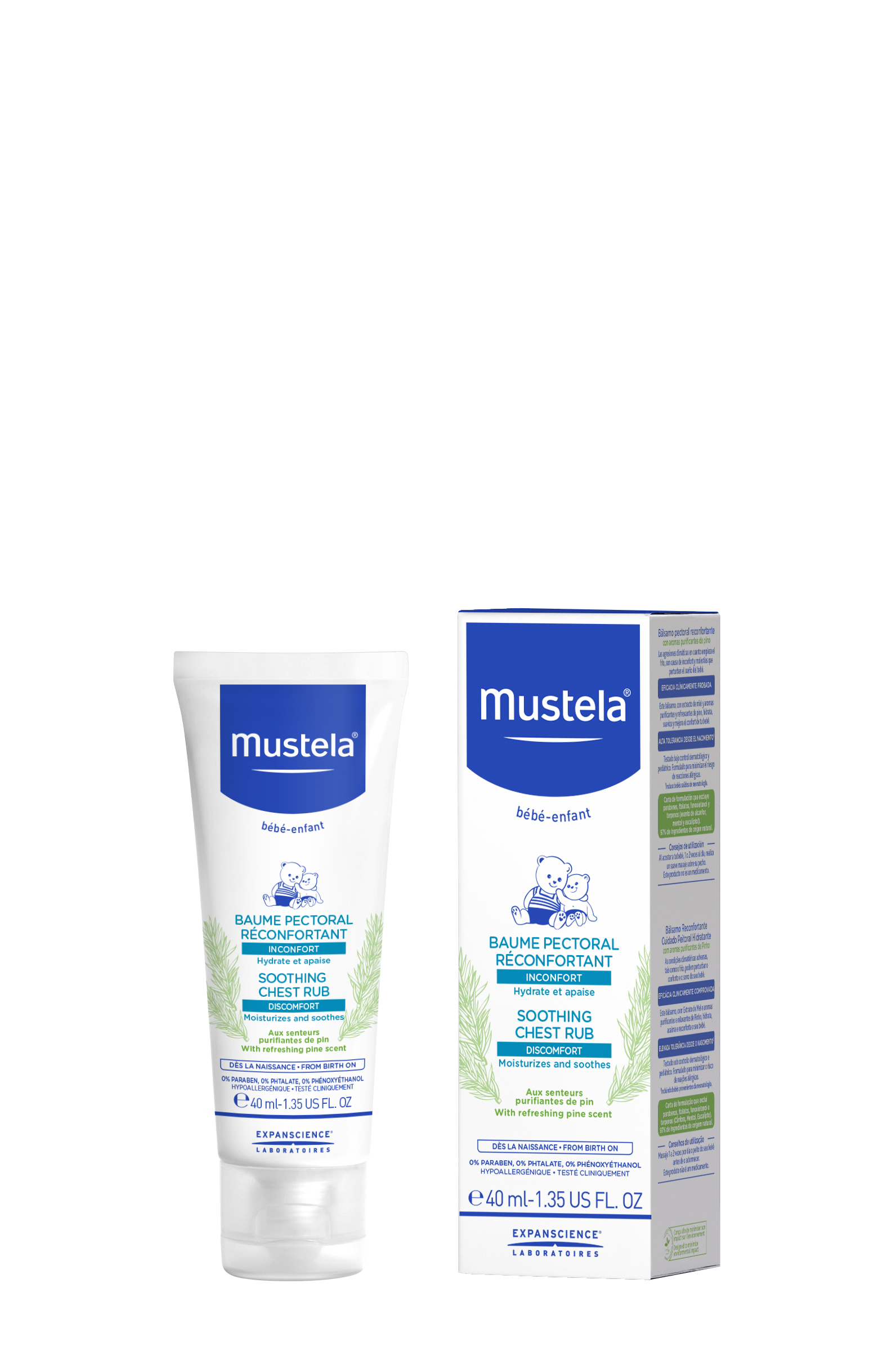 Mustela Bebé Bálsamo Peitoral Reconfortante 40ml