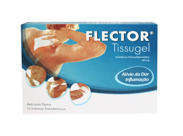 Flector Tissugel 180mg 10 Sistema