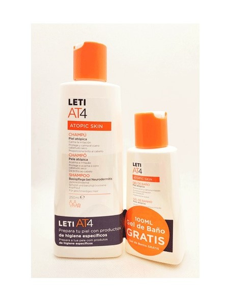 LetiAT4 Creme Hidratante 250ml + Oferta Gel de Banho 100ml