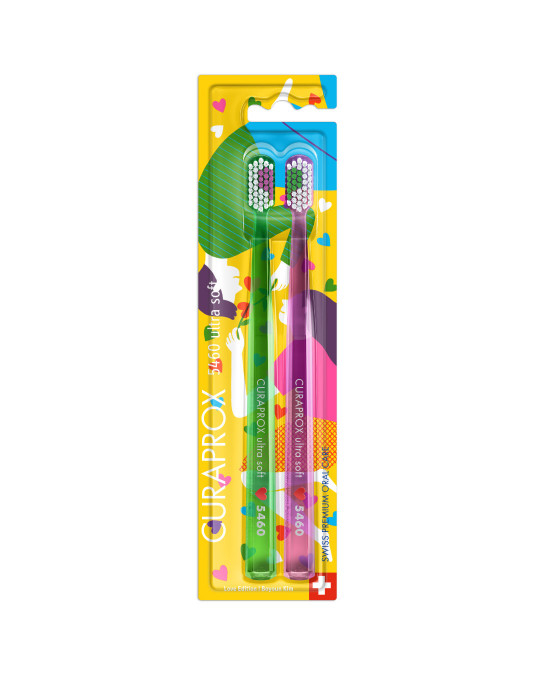 Curaprox Escova CS5460 Ultra Soft 2un -Love Edition