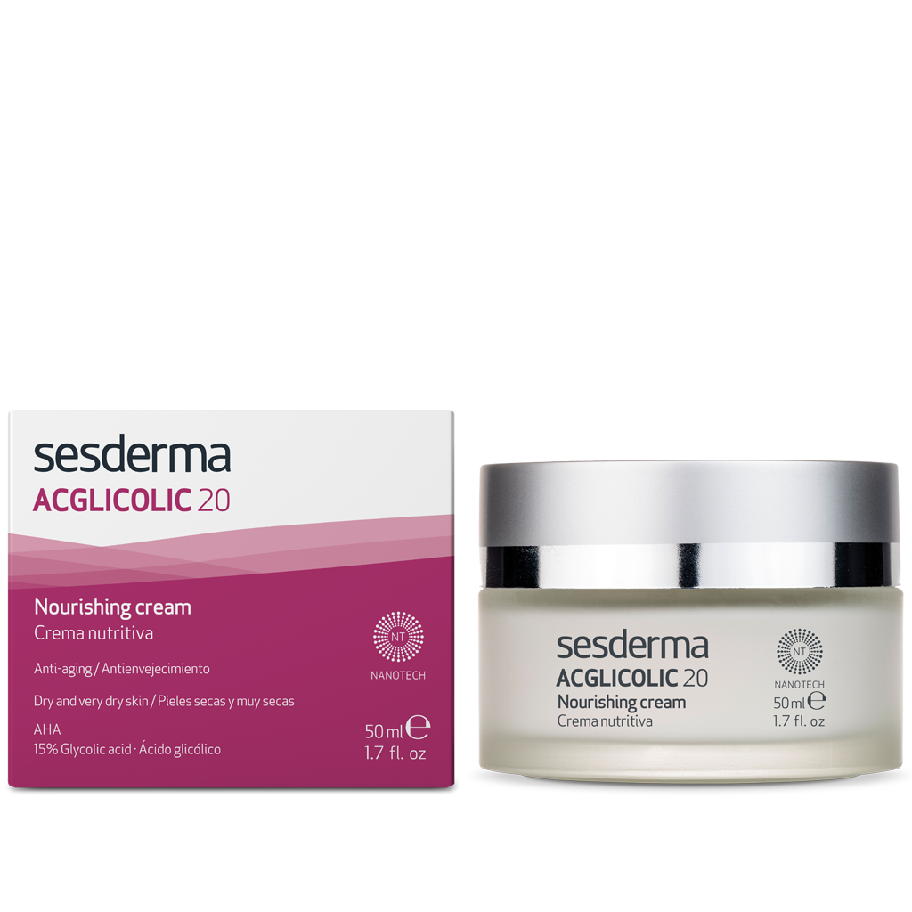 Sesderma Acglicolic20 Creme Nutritivo Antienvelhecimento 50ml
