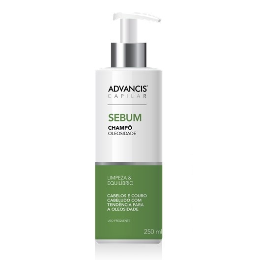 Advancis Capilar Sebum Champô Cabelos Oleosos 250ml