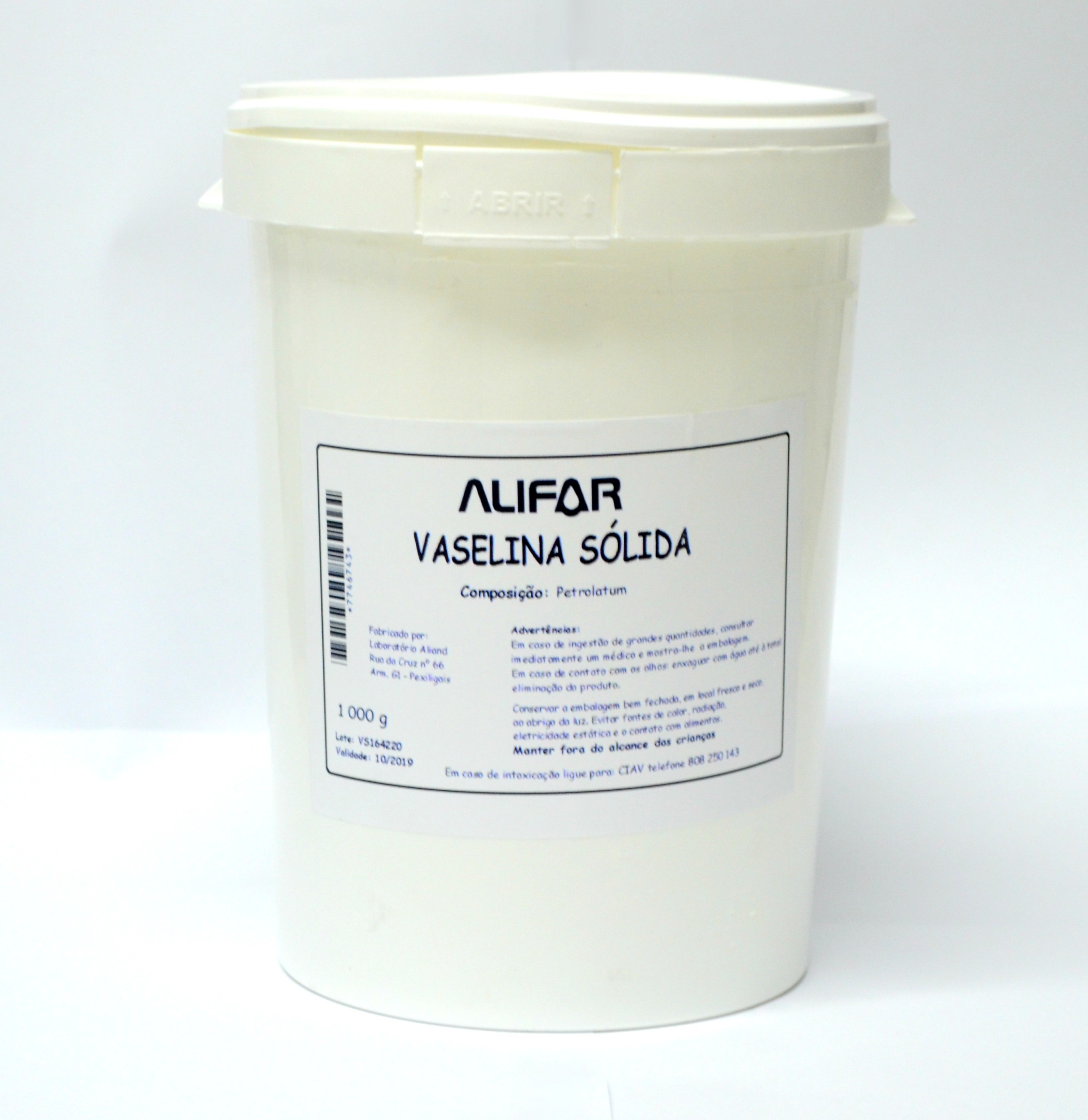 Vaselina Sólida Alifar 1Kg