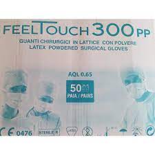 Luvas Cirúrgicas Estéreis com Pó Feeltouch Tamanho 6