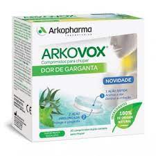 Arkovox Dor Garganta Menta Eucalipto 20comp