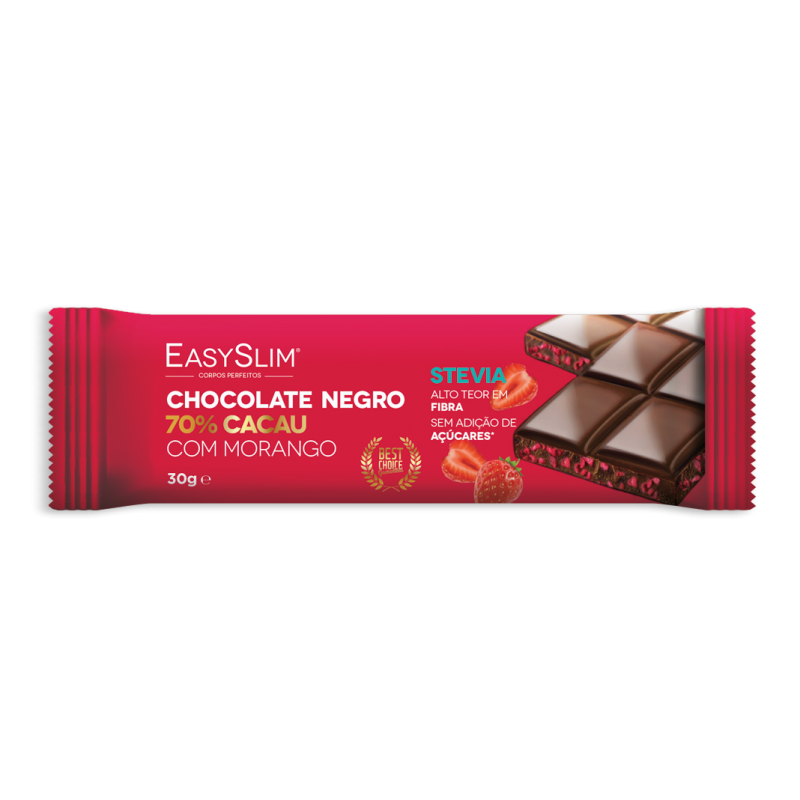 Easyslim Chocolate Negro c/ Morango 30g