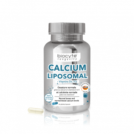 Biocyte Longevity Calcium+Vitamins D3+K2 60caps