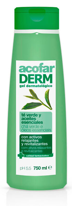 Acofar Derm Gel Dermatologico Cha Verde 750ml