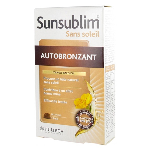 Nutreov Sunsublim Autobronzeador 28caps