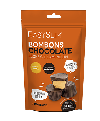 Easyslim Bombons Chocolate/Recheio Amendoim 7un