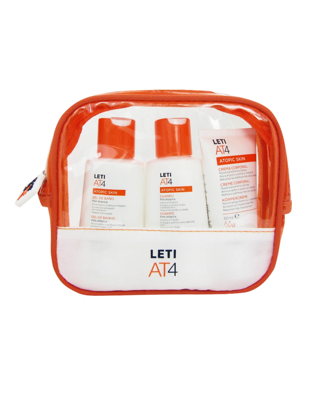 Leti AT4 Necessaire Viagem Gel+Ch+Cr Corp