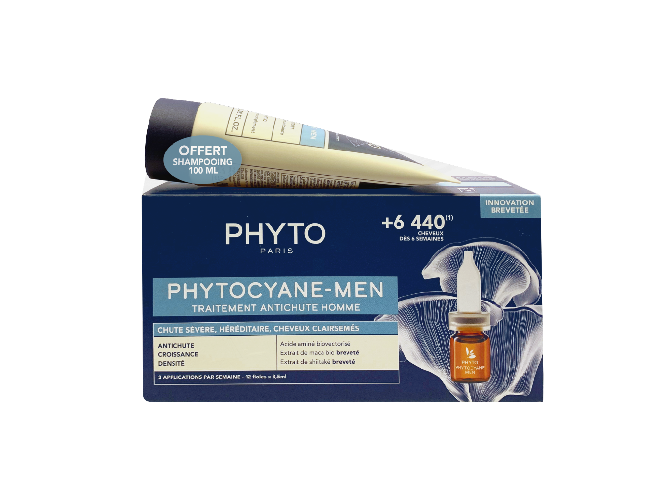 Phytociane Homem Ampolas Queda de Cabelo + Oferta Champô 100ml