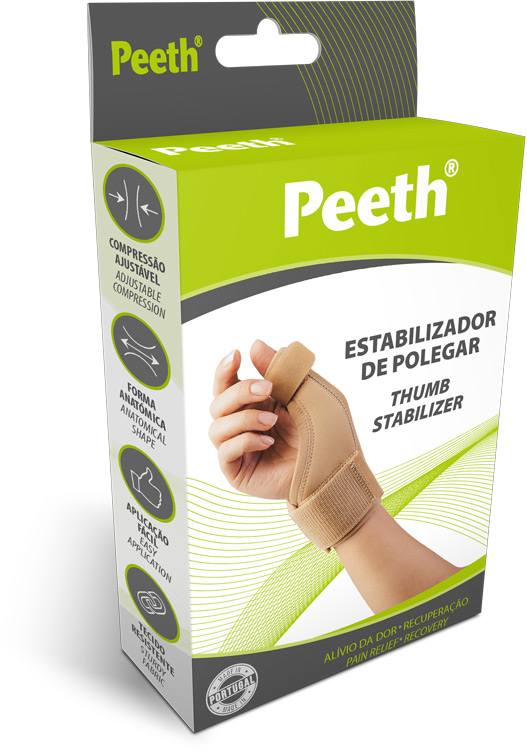 Peeth Estabilizador Polegar Bege TamL