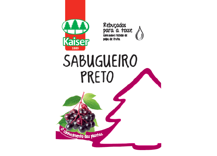 Kaiser Rebucados Sabugueiro Preto 75g