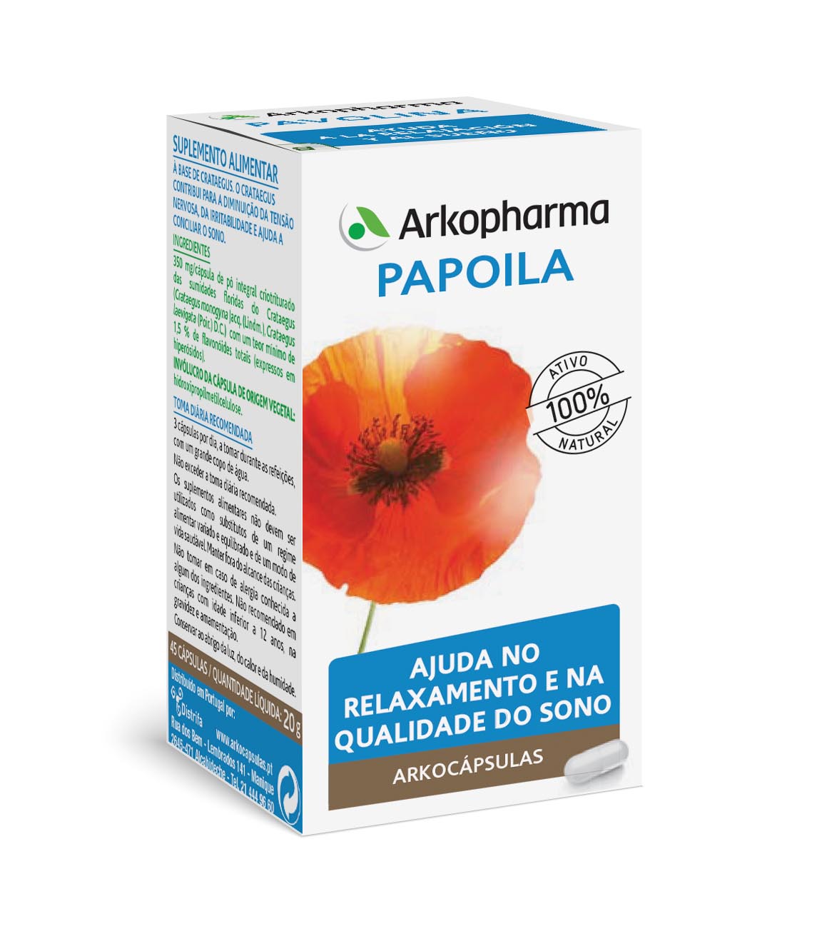 Arkocapsulas Papoila 48caps
