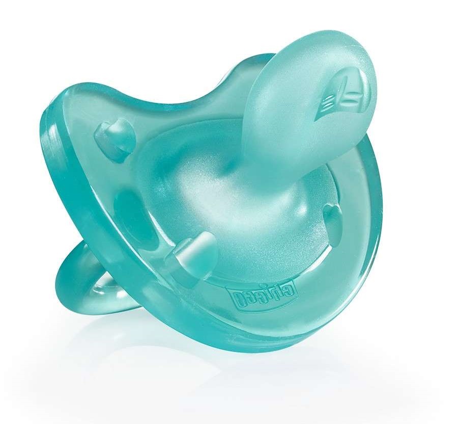 Chicco Physio Soft Chupeta Sil Azul 6-16M 1un