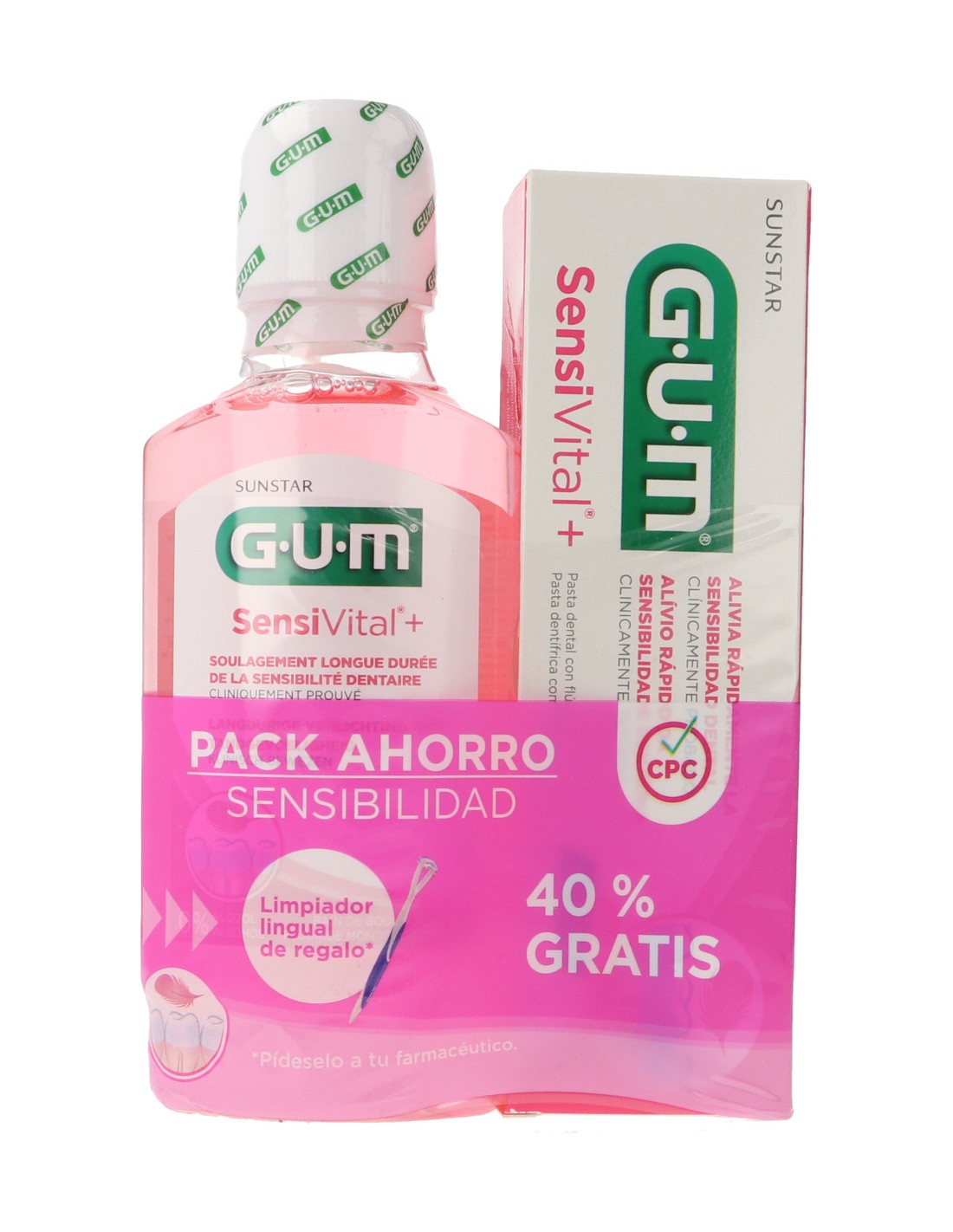 Gum Sensivital+ Colutório 500ml + Pasta 75ml - Promo