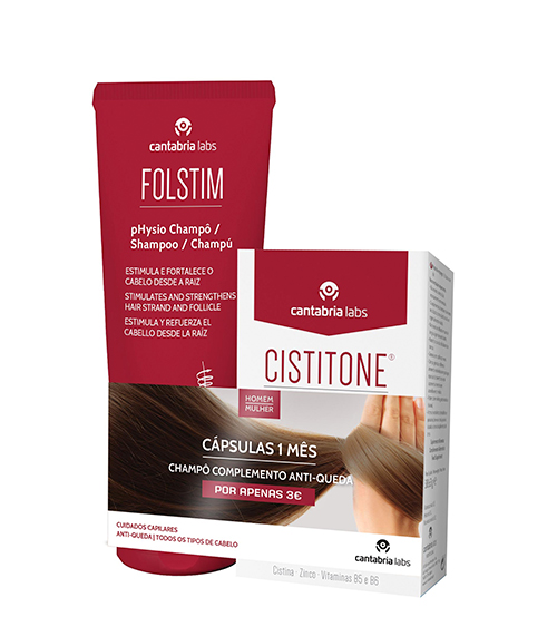 Pack Cistitone Forte + Folstim Champô