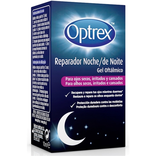 Optrex Gel Oftálmico Reparador Noite 10ml