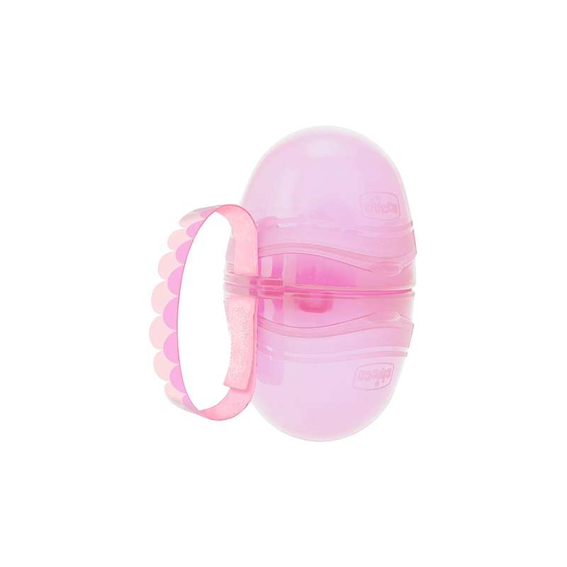 Chicco Porta Chupetas Duplo Rosa