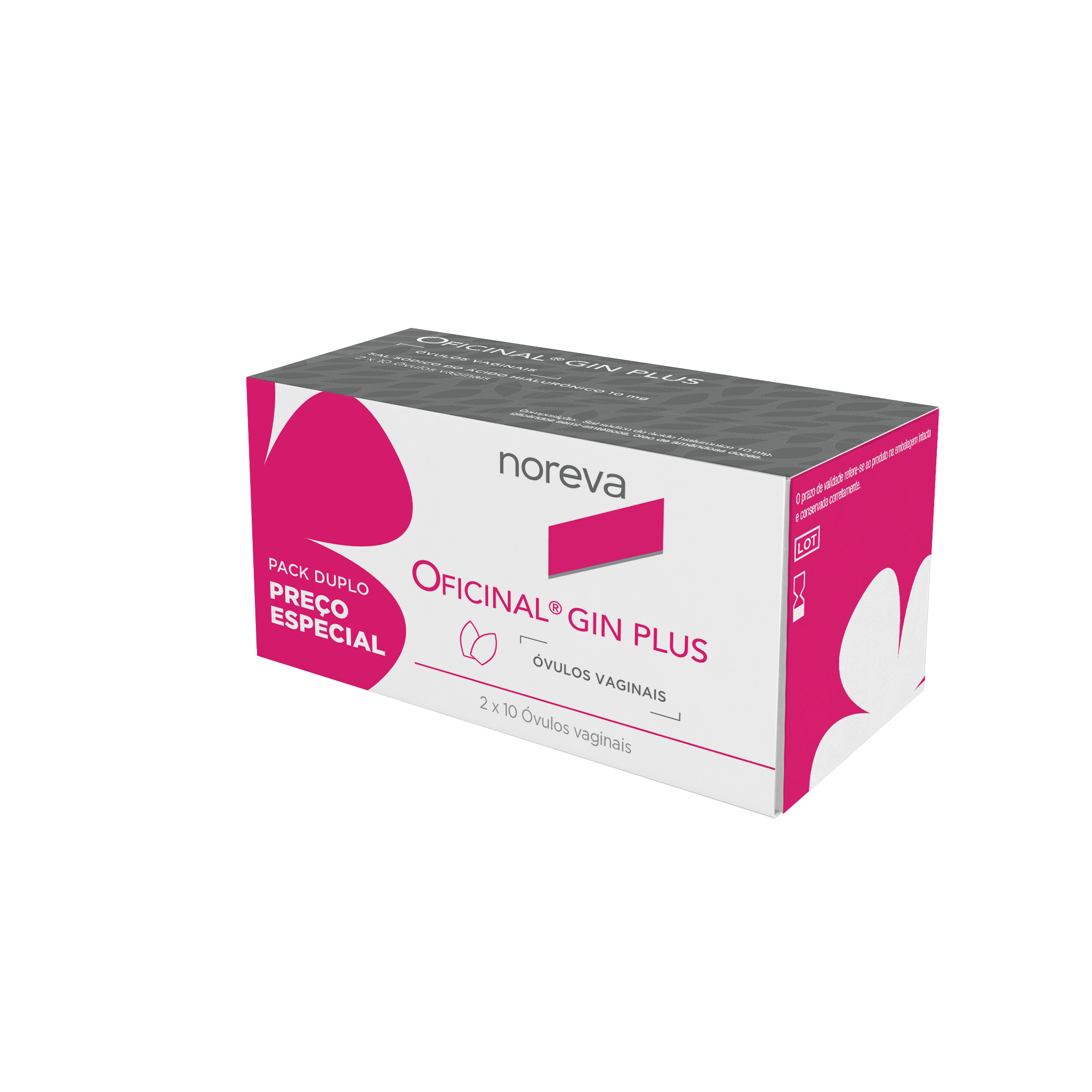 Oficinal Gin Plus Óvulo Vaginal 10 Óvulos - Pack 2 Unidades