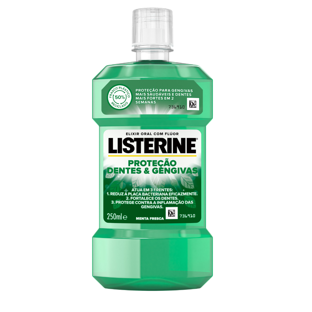 Listerine Dentes Gengivas Elixir Oral 250ml